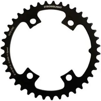 Stronglight Compatible Durace/ultegra Di2 110 Bcd Kettingblad Zwart 36t