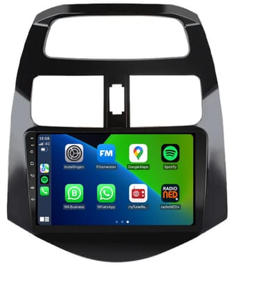 CarPlay autoradio geschikt voor Chevrolet Spark | 2009 t/m 2015 | Android 13 | Draadloos Apple CarPlay & Android Auto | 2GB + 32GB | 8-Core processor | Davilon | 2025 model | 2009 2010 2011 2012 2013 2014 2015 | Bluetooth & Wifi