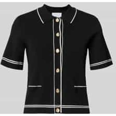 Cardigan van viscosemix met 1/2-mouwen