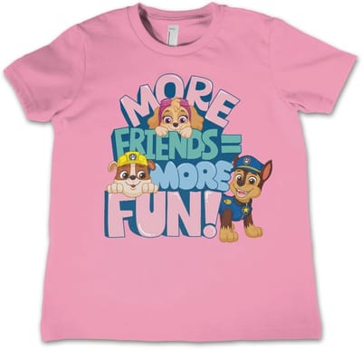 Paw Patrol Kinder-T-shirt More Friends Fun Kids Tee NIC-12-PP003-DTF534