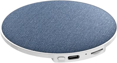 Onder Pillow Speaker - Muziekbox Slaap - Ontspannen Slapen - Dun Ontwerp - 10.5 cm - Blauw