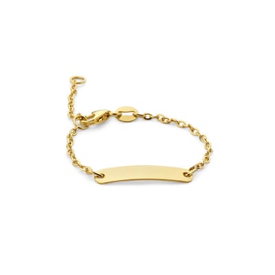 9 krt. 9k graveerarmband 1 8000130 11 cm