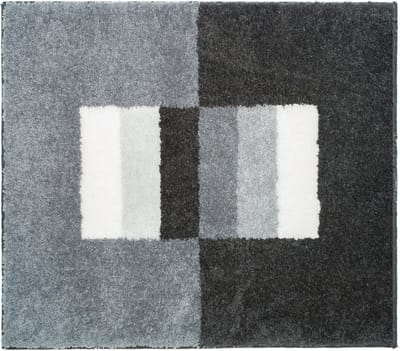 Casilin Badmat Antislip Elba - 50x60cm - Rechthoekig - Waterabsorberende Douchemat - Wasbaar en Sneldrogend - Acryl - Grijs