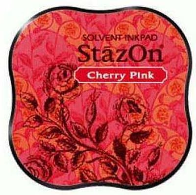 Stazon sneldrogend stempelkussen midi Cherry Pink