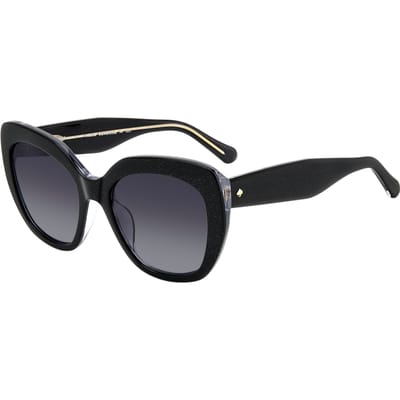 Kate Spade Winslet Zwarte Zonnebril