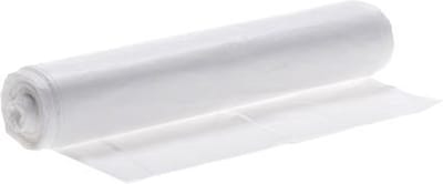 Plastic afvalzak HDPE 70x110 cm 25µ - wit