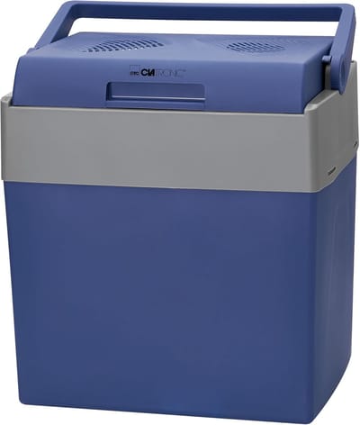 Elektrische koelbox - Reiskoeler warmhoudbox - Auto kamperen reizen - Koelt tot 18 graden - 30 liter inhoud - Blauw