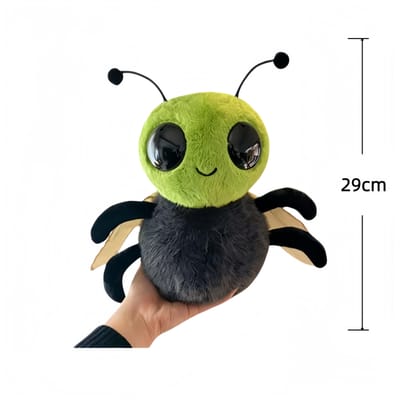 Groene Bromvlieg Pluche Speelgoed Gesimuleerde Insecten Pluche Poppen Schattige Rugzak Hanger Sleutelhanger Creatief Decor Speelgoed Verjaardagscadeaus