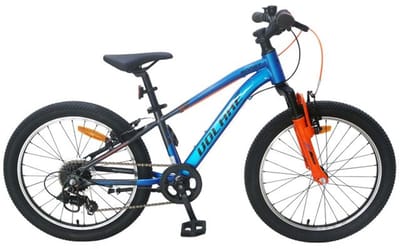 Volare Boost Kinderfiets - 24 inch - Blauw Oranje - 21 versnellingen