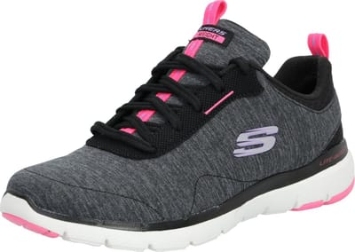 Skechers Flex Appeal 3.0-Steady Energy Dames Sneakers - Black/Pink