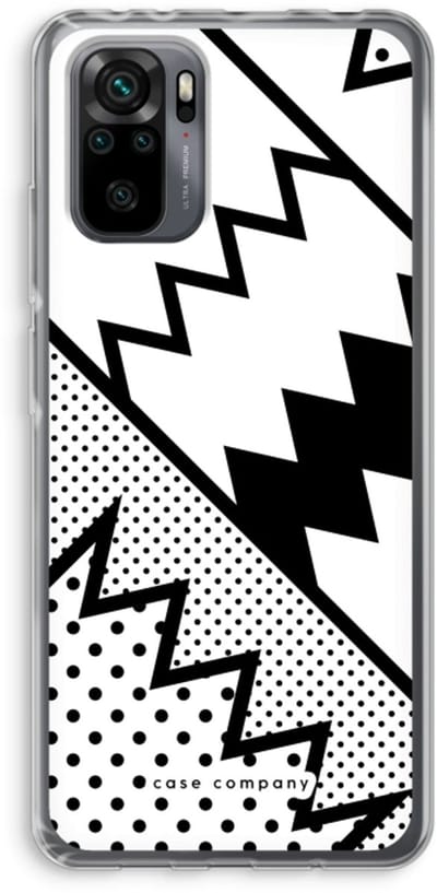 Case Company® - Hoesje geschikt voor Xiaomi Redmi Note 10 Pro hoesje - Pop Art #5 - Soft Cover Telefoonhoesje - Bescherming aan alle Kanten en Schermrand