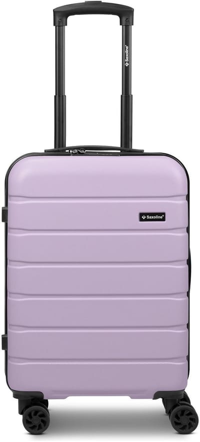Saxoline Miami 4 wielen Cabinewagen S 53 cm - Harde bagage - TSA slot - lilac