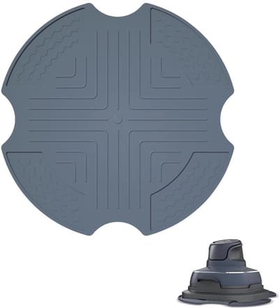 Dailygoods - Siliconen mat voor luchtfriteuse voor Ninja Crispi, hittebestendige mat, antislip siliconen onderzetter voor luchtfriteuse voor koffiezetapparaten en ovens