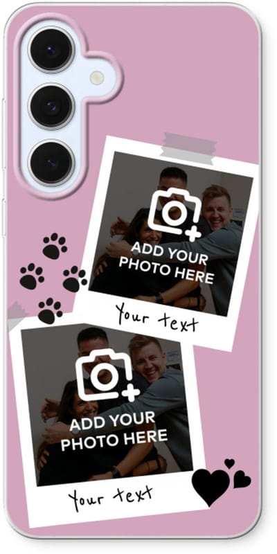Gepersonaliseerd - Case Company® - Hoesje geschikt voor Samsung Galaxy S24 FE hoesje - Polaroid N°4 - Soft Cover Telefoonhoesje - Bescherming aan alle Kanten en Schermrand