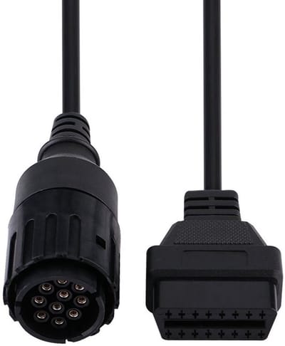 Dailygoods - Obd2 Motorfiets Adapter Kabel - 10 Pin Naar 16 Pin
