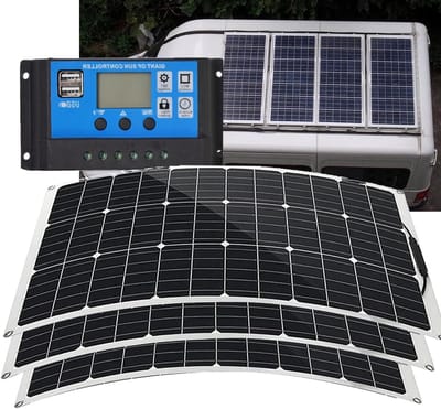 Monokristallijn Zonnepaneel - Zonne-energie Paneel - Energie Opwekken - Hoge Efficiëntie 21-23% - 775x500mm - Zwart