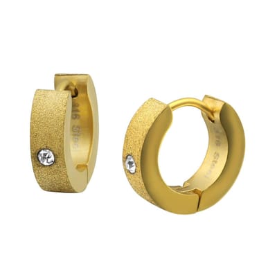 Montebello Oorbellen Aya - 316L Staal - 4mm - ∅13mm