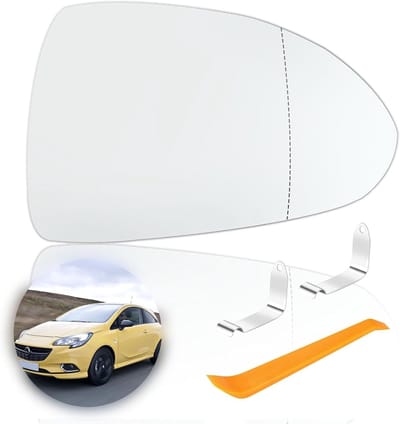 Vervangende Spiegels voor Opel Corsa D en E (2006-2019), Verwarmbaar, Asferisch, Verstelbaar, Buitenspiegel Glas