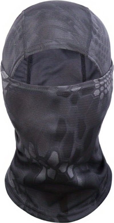 Bovista Winter Masker - Balaclava - Ski Mask - Ski Masker - Bivakmuts - Full Face Mask - Zwart Slangenhuid