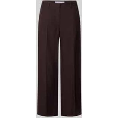 Stoffen broek met persplooien model 'OLESSA'