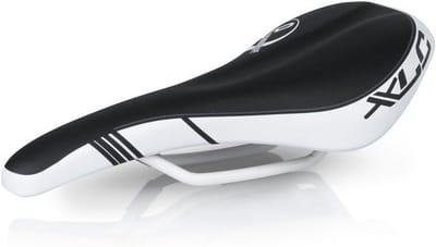 Sportieve Fiets Zadel voor MTB en ATB - Zwart/Wit - One Size