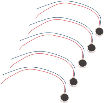 Dailygoody - Mini Vibratie Motoren - 3V 80mA voor Mobiele Telefoons - 11000RPM Micro DC Motoren - Set van 5 - Ideaal voor hobbyprojecten en DIY -