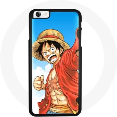 Coque de téléphone - Maniacase - Iphone 4 - One Piece Luffy - Design animé - Souple
