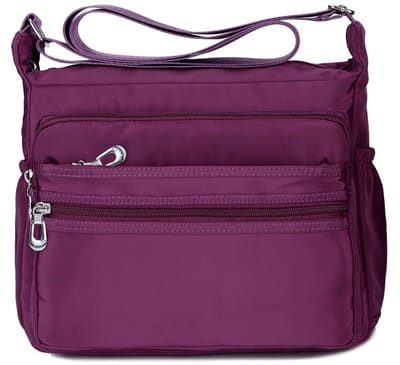 Dailygoody - Schoudertas voor dames - Lichtgewicht - Waterdicht - 2 maten - Verstelbare riem - Meerdere zakken - Casual gebruik