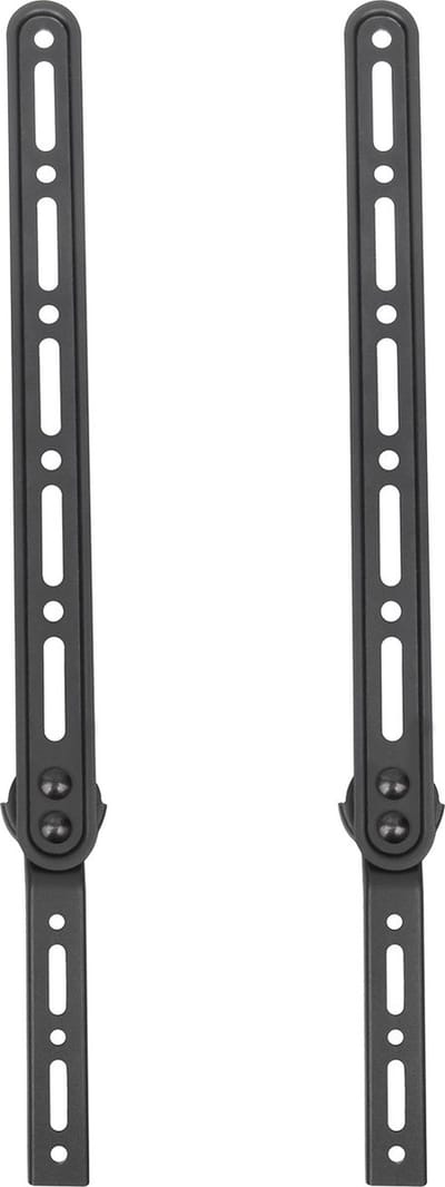 Maclean - Universele soundbarbevestiging tot 15 kg / Luidsprekerbevestiging voor montage onder of boven de tv