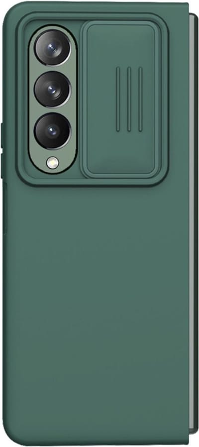 Geschikt voor Nillkin CamShield Samsung Galaxy Z Fold 4 Hoesje Camera Slider Groen