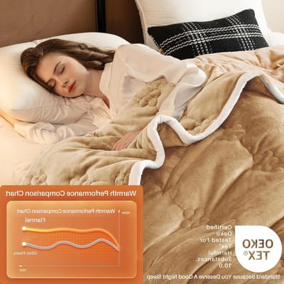 Fluffy Fleece Deken voor Sofa en Bed, Zachte en Ademend Wasbare Flanellen Dekens voor Winter en Herfst, 810gsm Dikte, 200x230 cm