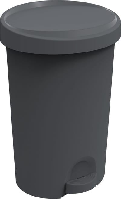 Power Tower Stepy bin pedaalemmer 27 ltr voor zak 30 ltr antraciet