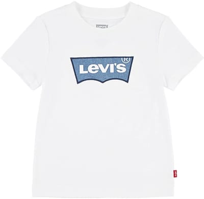 Levi´s ® Kids My First Batwing T-shirt Met Korte Mouwen Wit 5 Years Jongens