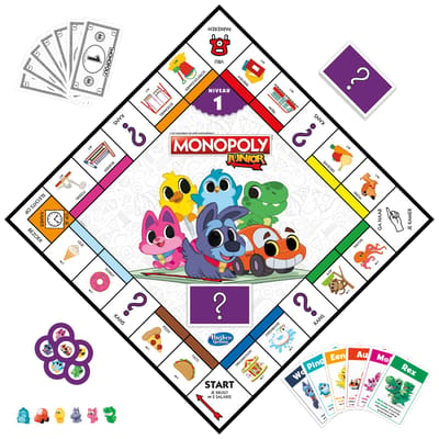 Monopoly Junior - 2-in-1 - Bordspel - Nederlandstalig