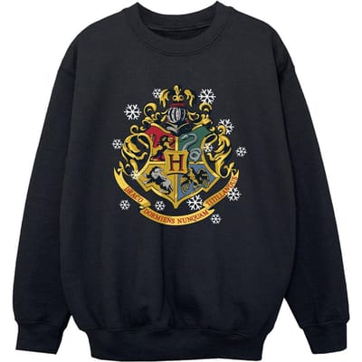 Harry Potter Sweatshirt met kerstmotief voor jongens (Zwart)