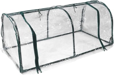 Mini Greenhouse Transparent Rainproof Sun Shade Succulents Cover Tent for Outdoor Balcony Cold Frost Protector Garden Plants