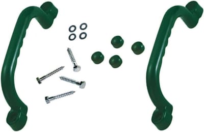 Speeltuinhandvat Steunstangen - Klimhandvatten - Veilig Spelen - Afgeronde Hoeken - 25 cm - Groen