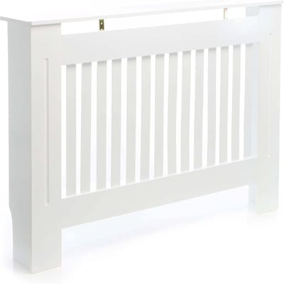 Nexvo® Radiatorbekleding - Radiatoromkasting - Radiatorombouw - Wit - ‎19cm x 112cm x 82cm