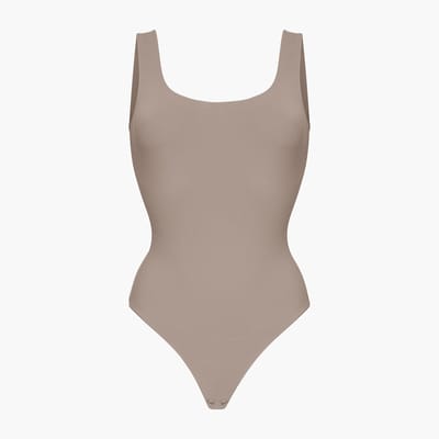 cfab - Lage rug - Body-Taupe-XS - Corrigerende Body - Naadlos - corrigerend ondergoed dames