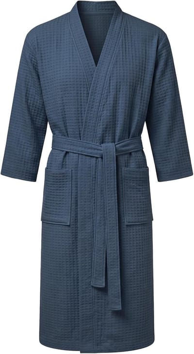 Badjassen Unisex Badhanddoek Body Wrap Lichtgewicht Badjassen Douche Bad Wrap Handdoek Spa Hotel Wafel Gewaad Geweven Loungewear Housecoat Handdoek Rok met Zakken