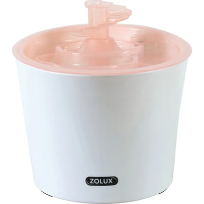 ZOLUX Calypso Waterfontein voor katten en honden - 3 liter - Inclusief 2 filters - Roze