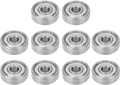 Allecto - Rvs Kogellagers - Skateboards en Rollers - Duurzaam en Betrouwbaar - 6x19x6MM - Hoogwaardige Materialen - Geschikt voor Sportuitrusting -...