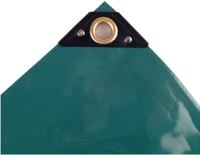 grün 650 g/m² PVC 2,5 x 3,5m (8,75m²) Plane