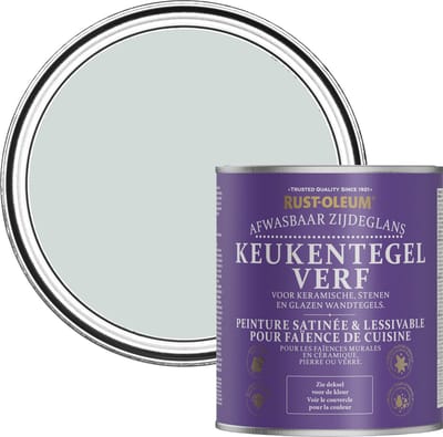 Rust-Oleum Lichtgrijs Keukentegelverf Zijdeglans - Duifgrijs 750ml