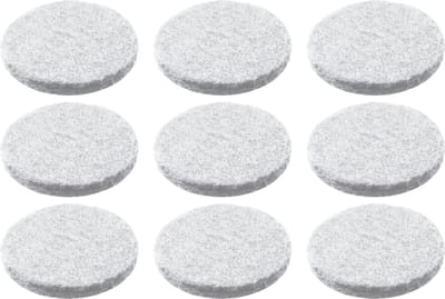 AMIG Anti-krasvilt - 36x - wit - 18 mm - rond - zelfklevend - meubel beschermvilt
