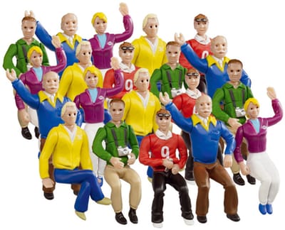 Carrera Racebaanonderdeel - DIGITAL 124/132/Evolution - Tribunefans - 20 Figuren onderdeel