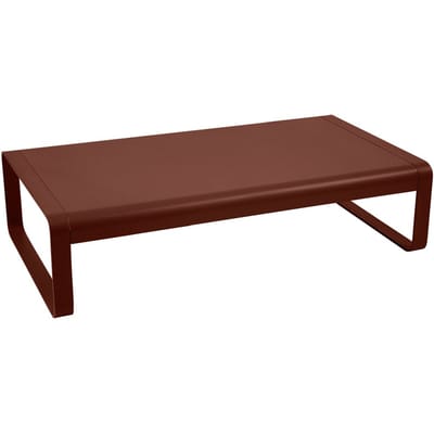 Fermob BELLEVIE grote lage tafel - 20 okerrood