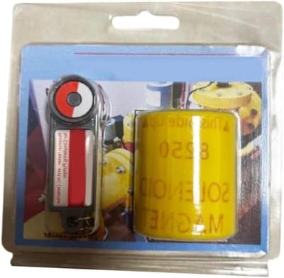 Circulatiepomp Tester - Pomp Rotatie - Verwarming Inspectie - Geïntegreerde Magneet - 11 x 11 x 4 cm - Geel