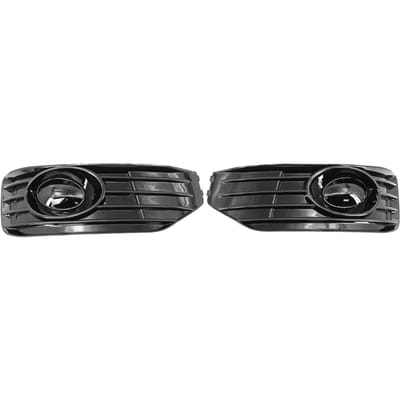 Voorbumper Mistlamp Grille Cover Premium Kwaliteit Mistlamp Cover Vervanging voor Volkswagen T5 T5.1 Sportline 2010 2015 gray