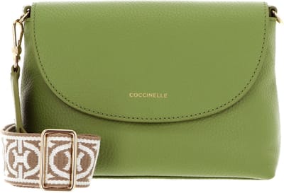 COCCINELLE Leren Schoudertas Paulina Mini Crossbody Bag Guacamole Groene
